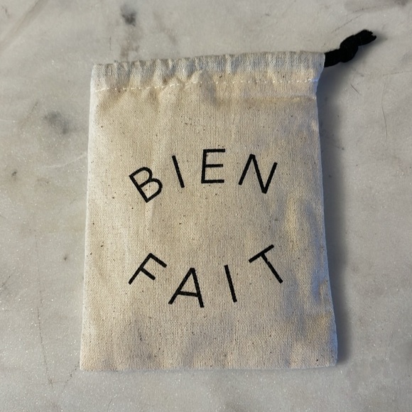 Madewell Stone Collection Citrine Medium Hoop Earrings - Picture 7 of 7